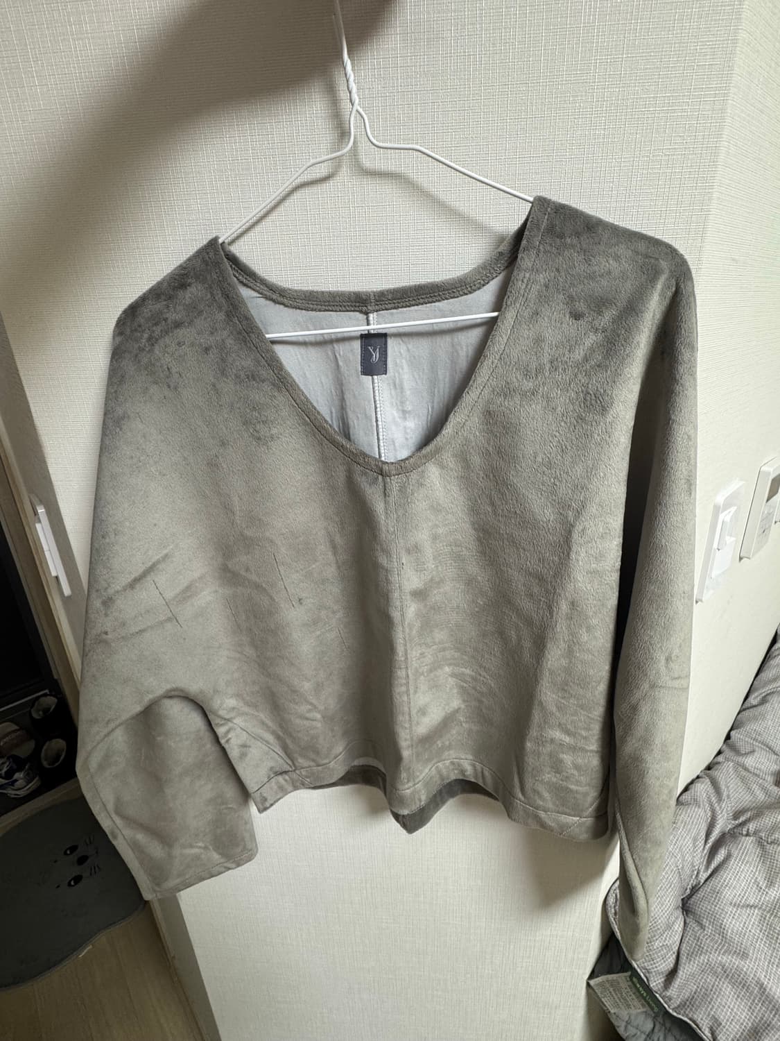 유제(yuje) 퍼 풀오버 그레이 상품이미지3