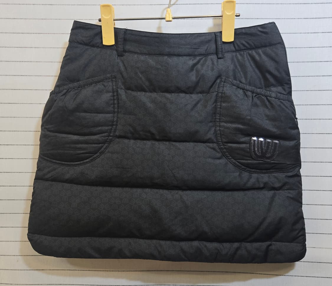 Mu 패딩골프 치마블랙 상품이미지1