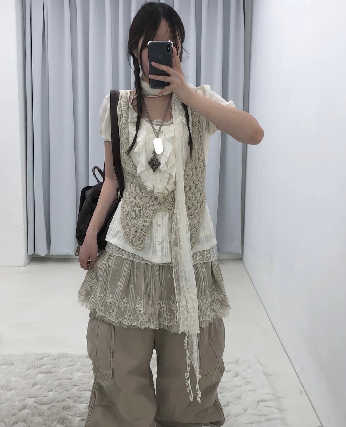 선가든파티 코디 세트팝니당 빈티지 큐빈티지 페어리 너드 니혼진 프레피 상품이미지2