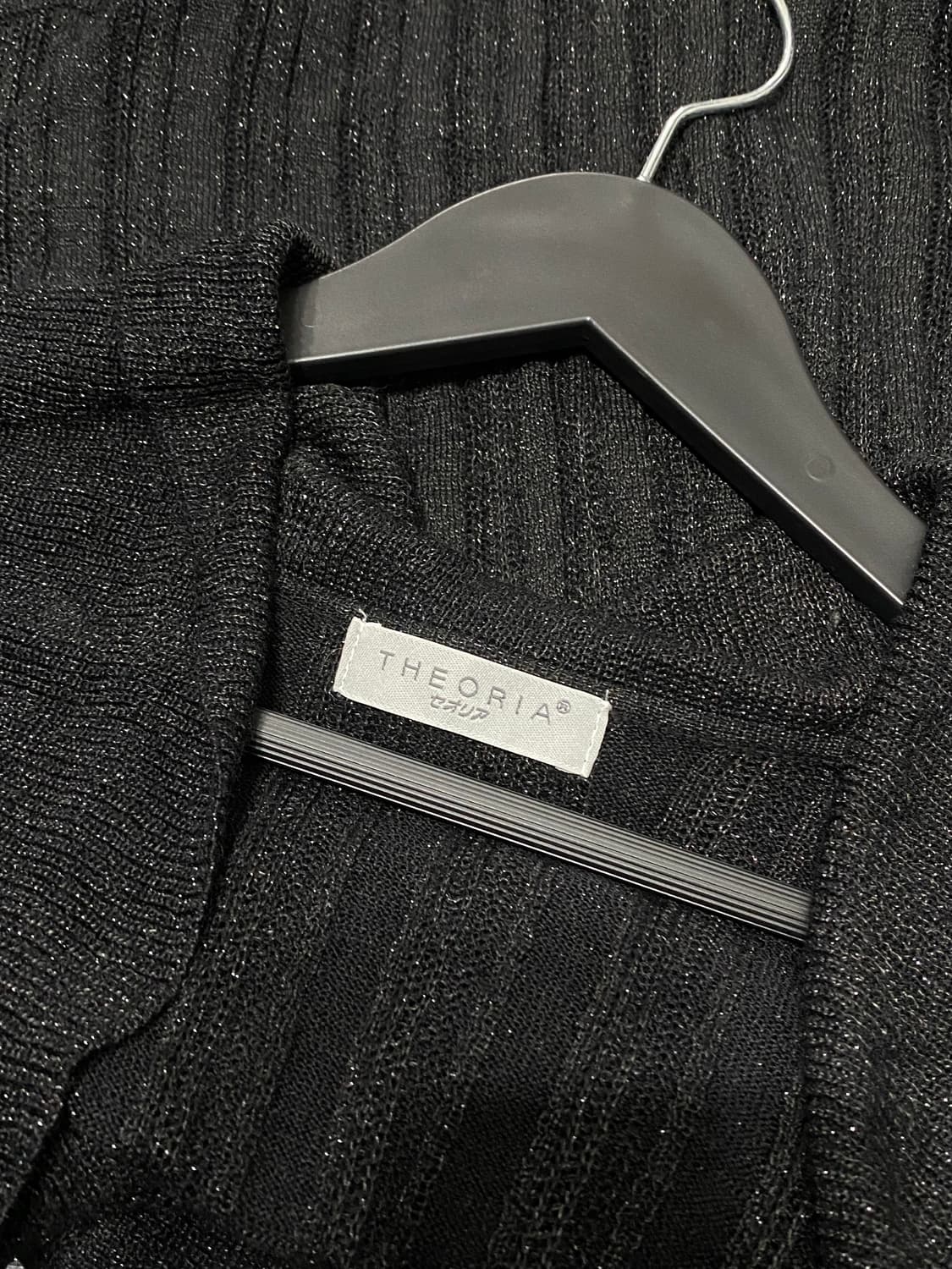 Theoria 글리터 프릴 언발 슬림핏 가디건 상품이미지5