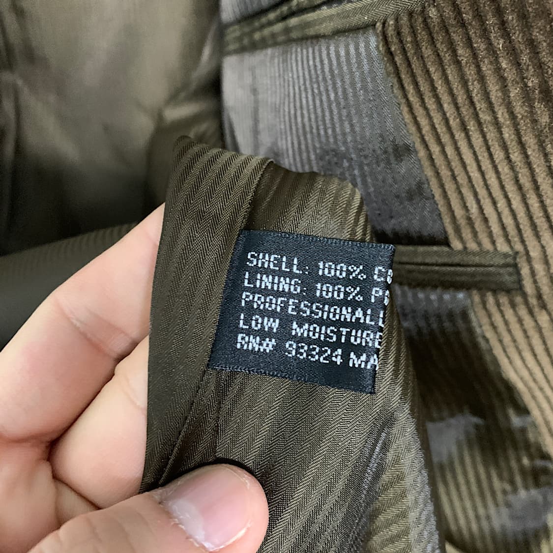 USA 빈티지 코듀로이 블레이져 자켓 44R 상품이미지4