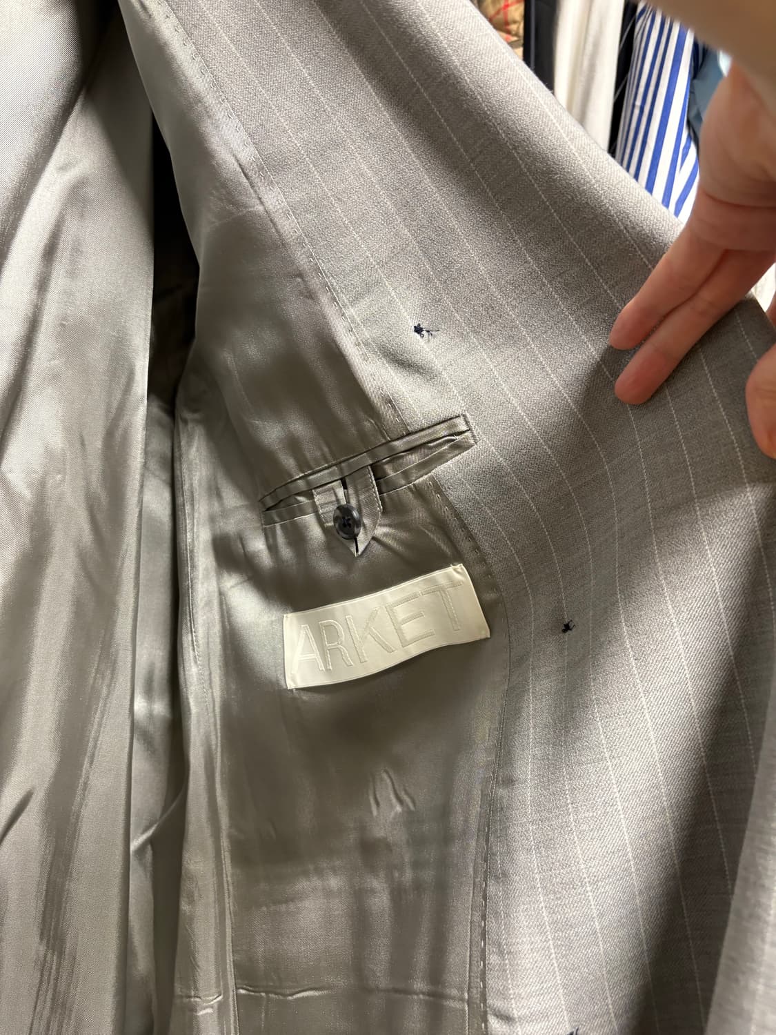 아르켓 테일러드 핀스트라이프 코트 36 상품이미지9