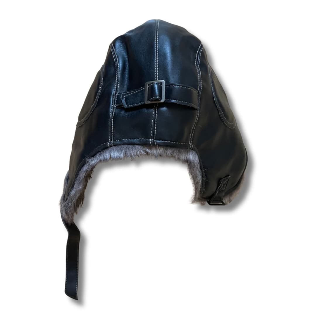 RENOMA Fur Trimmed Leather Aviator Hat 상품이미지4