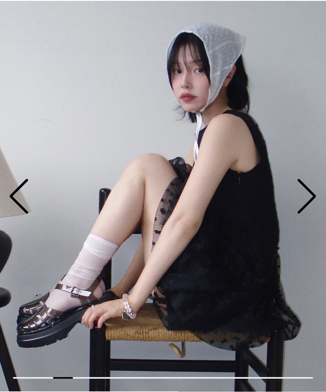 락피쉬웨더웨어 BUBBLE MINI DRESS - BLACK 상품이미지3