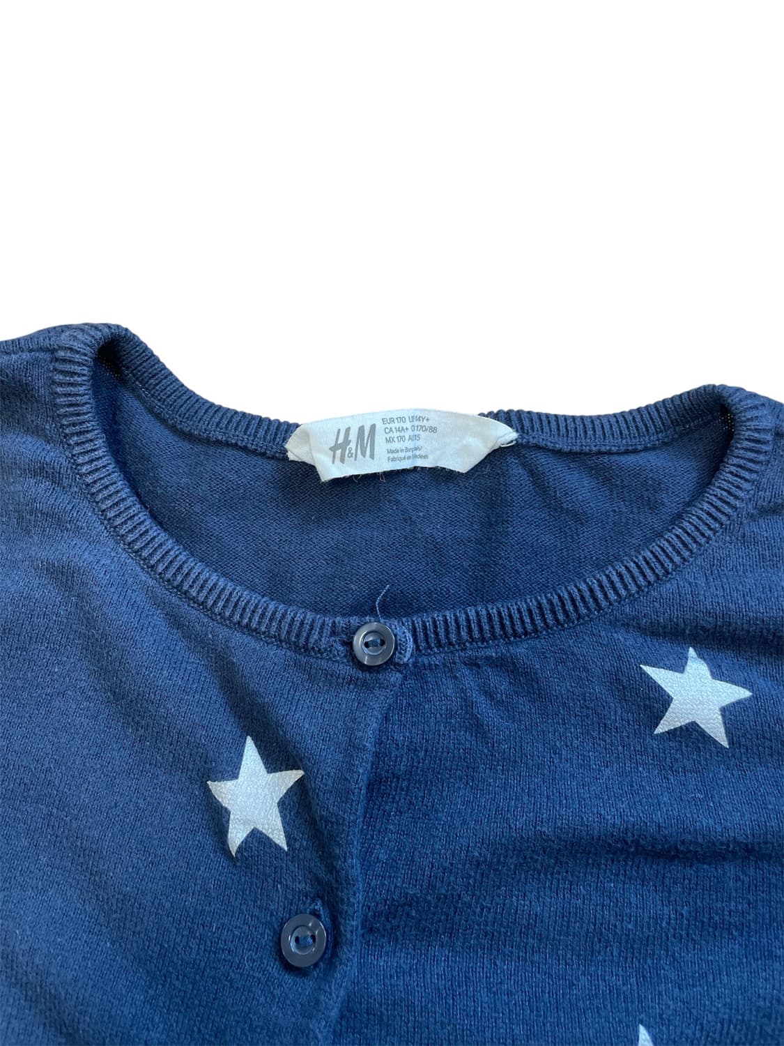 H&M 별무늬 네이비 가디건 상품이미지6