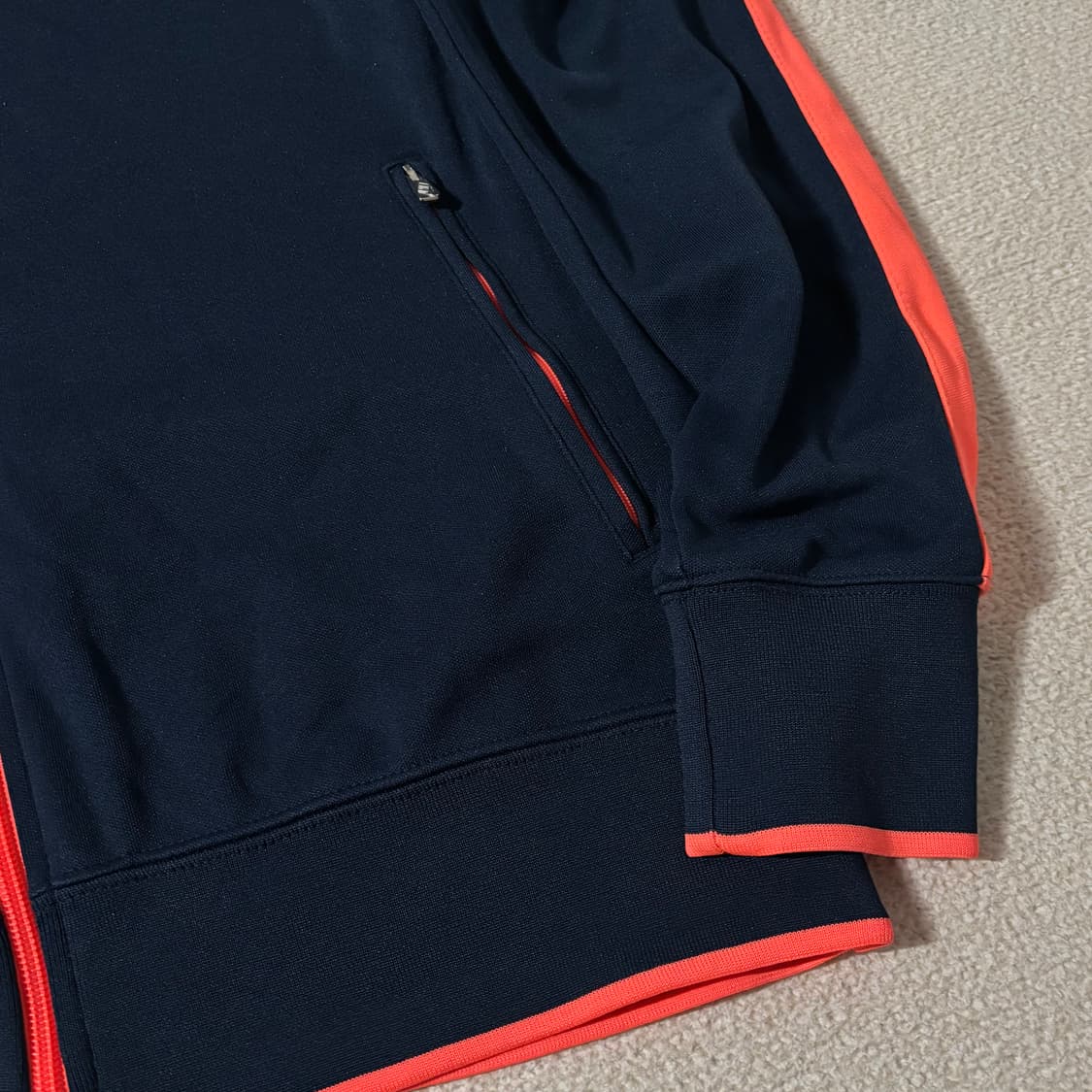 나이키 네이비 유니크 배색 포인트 스몰로고 져지 상품이미지3