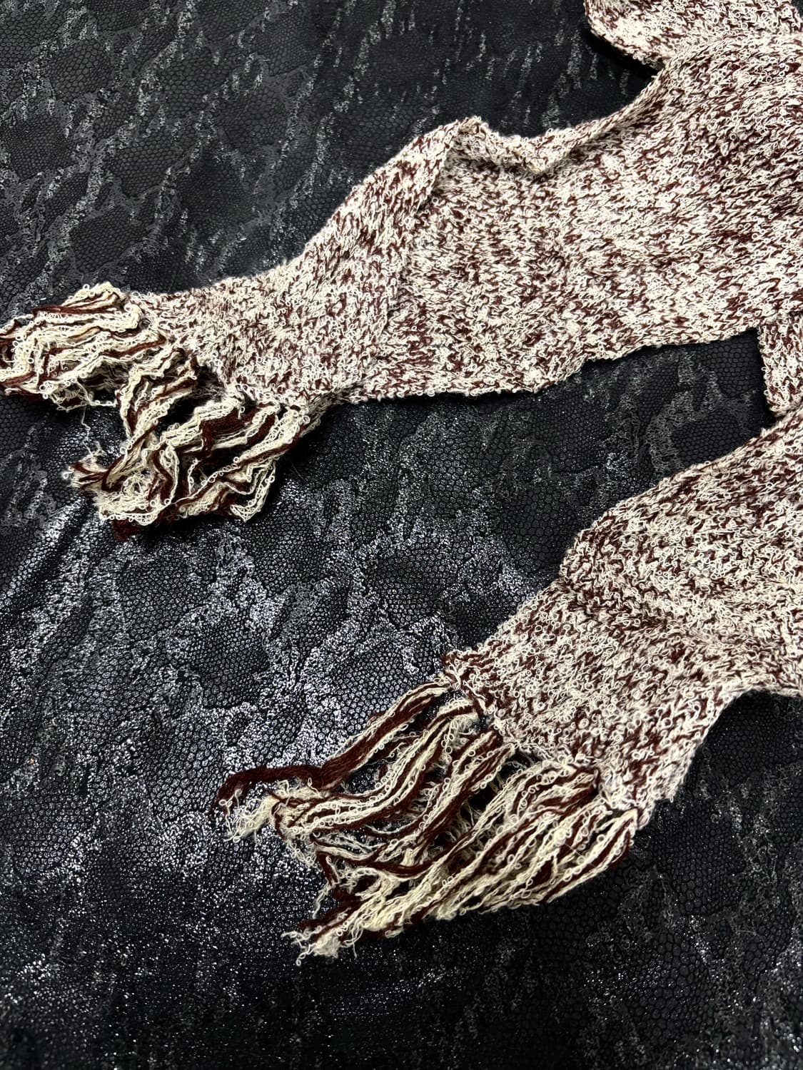 17. Y2K Brown scarf 2.2 상품이미지6