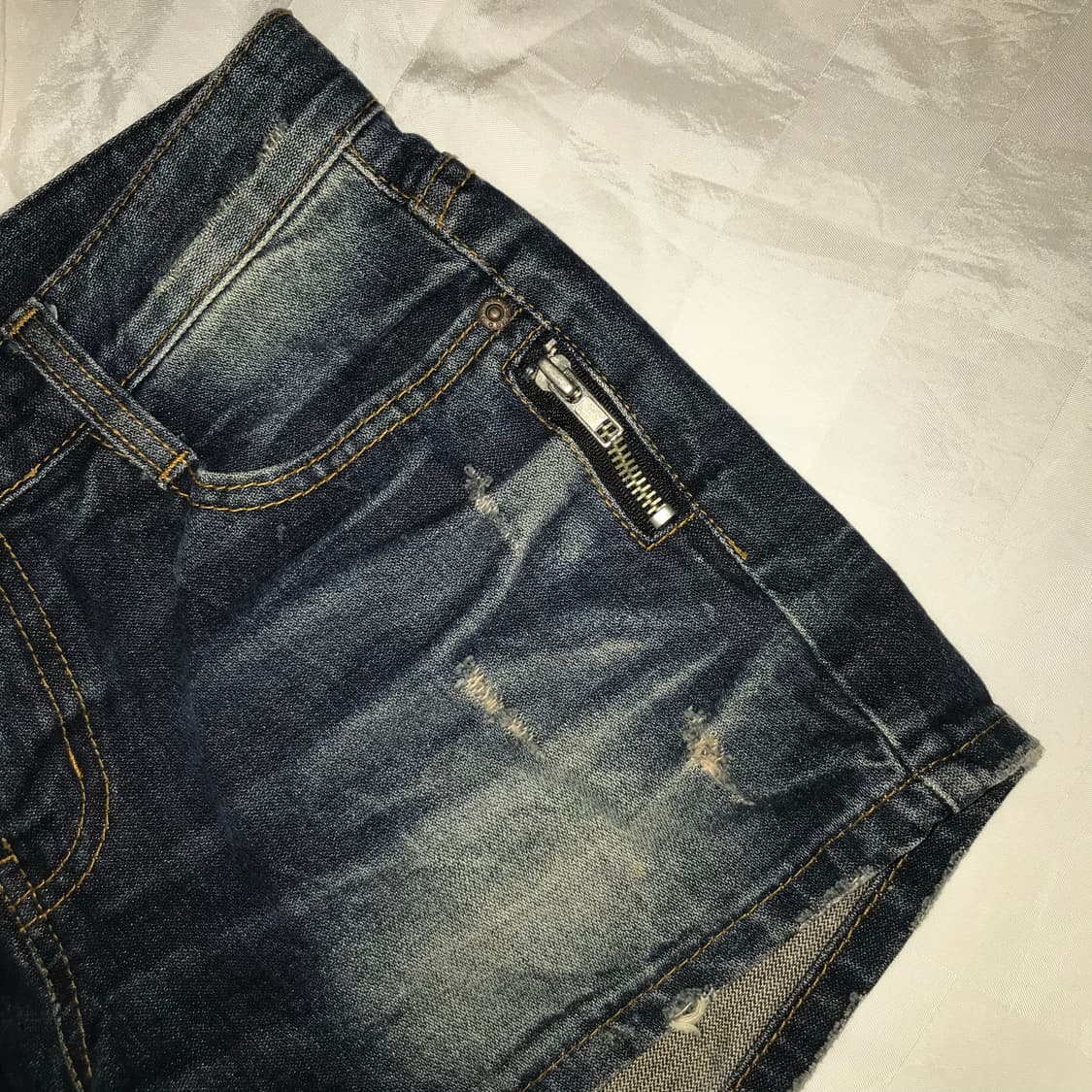 Vintage 빈티지 펑크 워싱 숏팬츠 상품이미지3