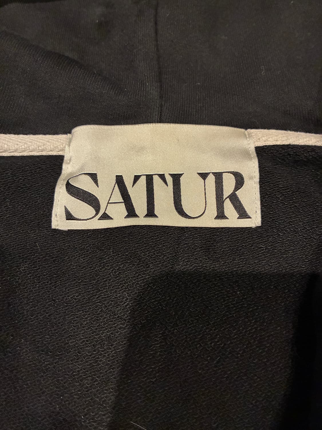 L) 세터 클래식 로고 후드 집업 블랙 상품이미지3