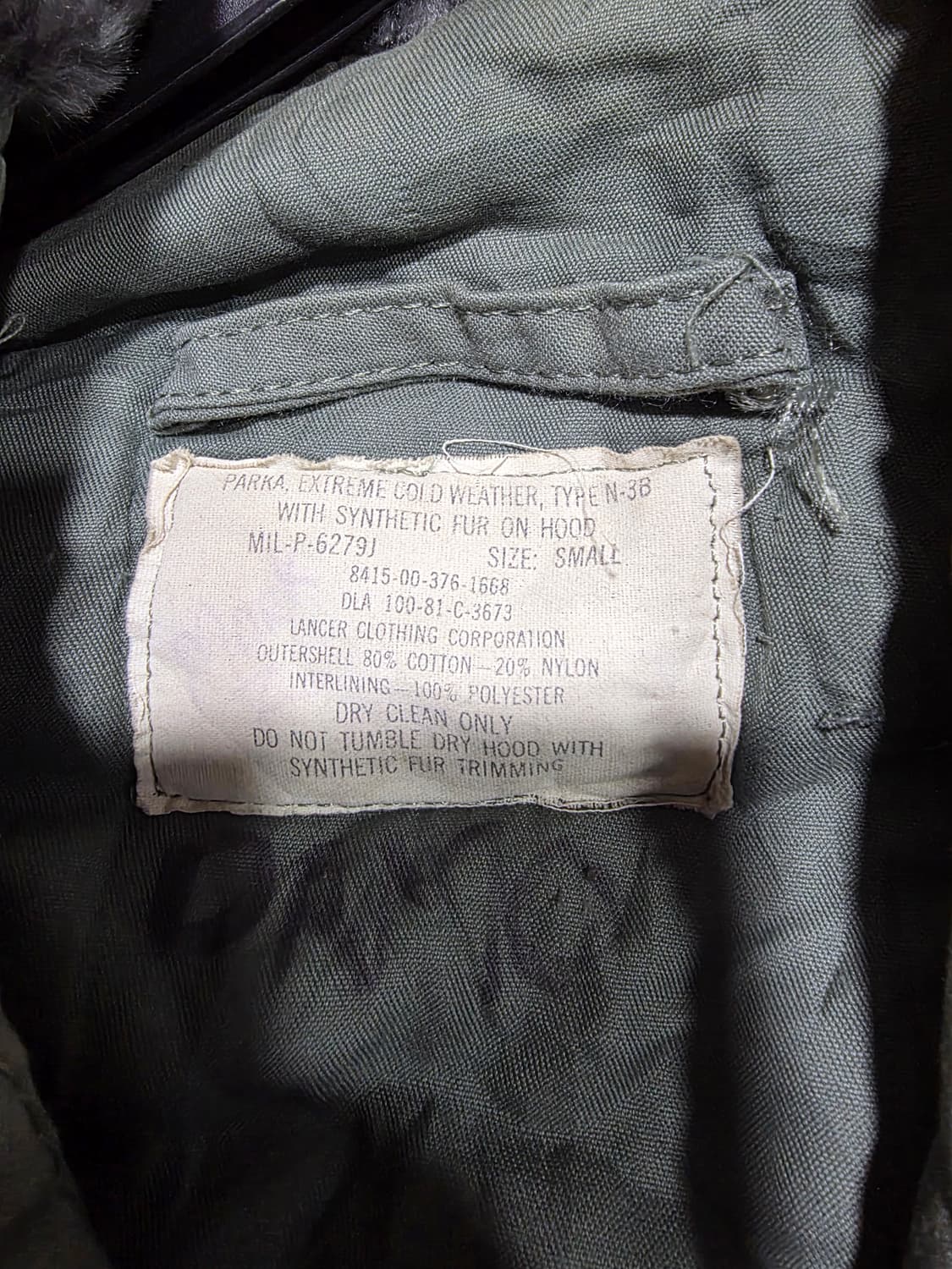 USAF N-3B Extreme Cold Weather Parka (As 상품이미지2