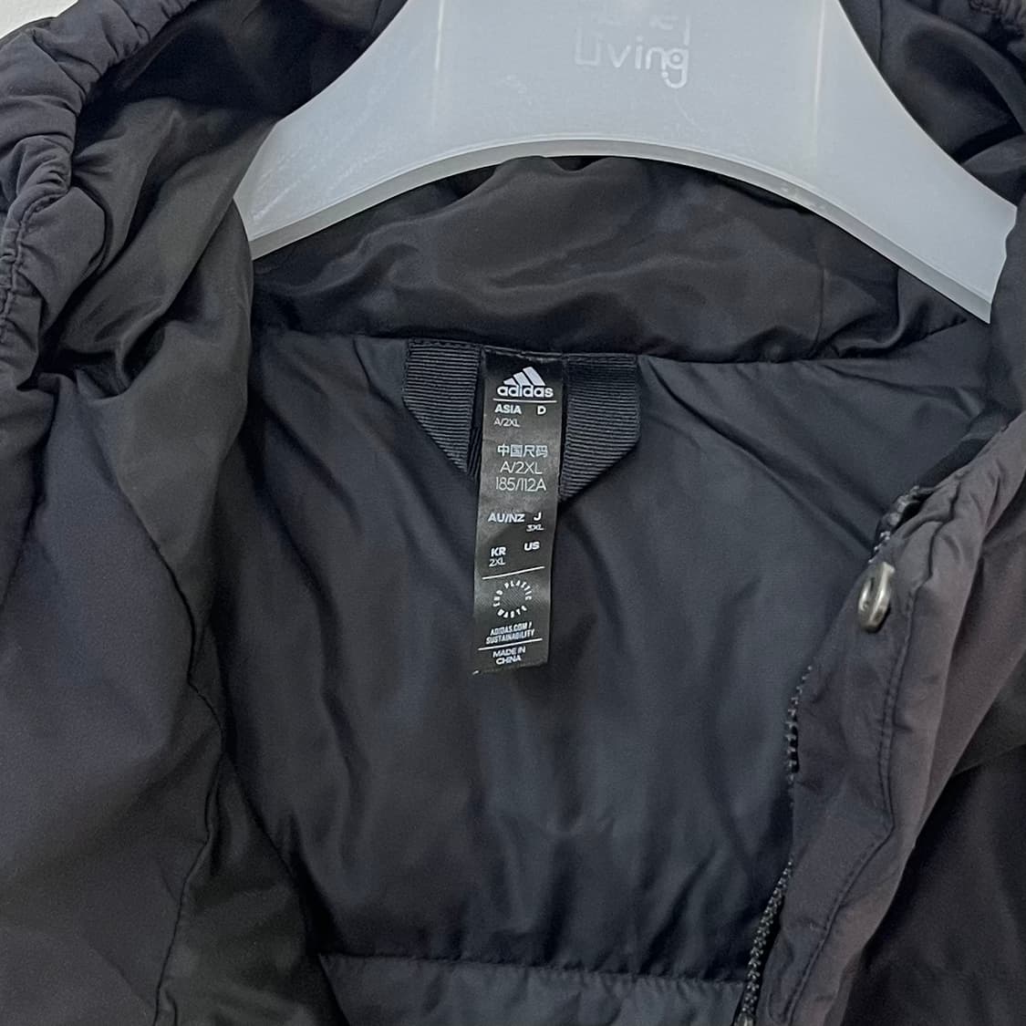 아디다스 덕다운 블랙 패딩 자켓 상품이미지7