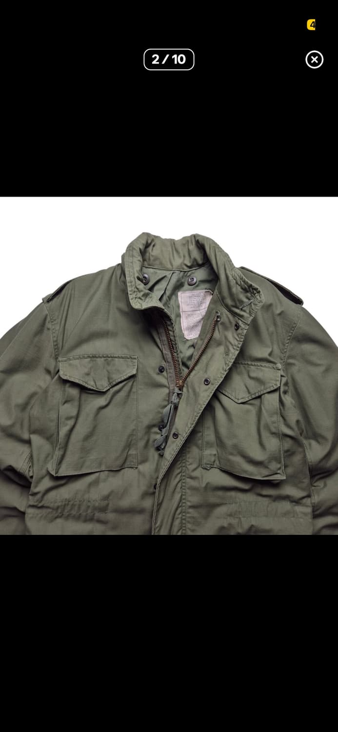 70s 오리지널 m-65 필드자켓 상품이미지2