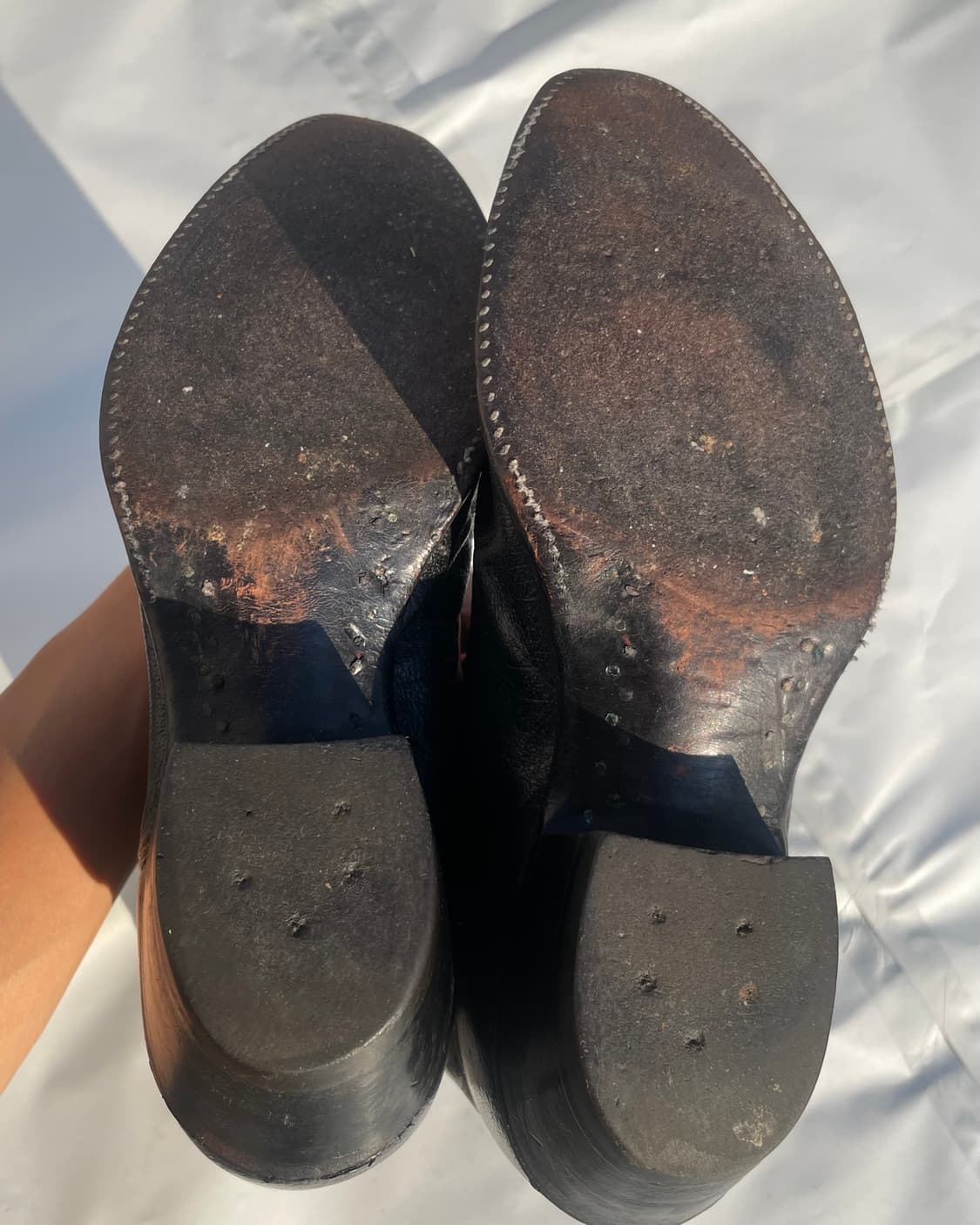 저스틴부츠 Gold Stitched Cowboy Boots 11EE 상품이미지7