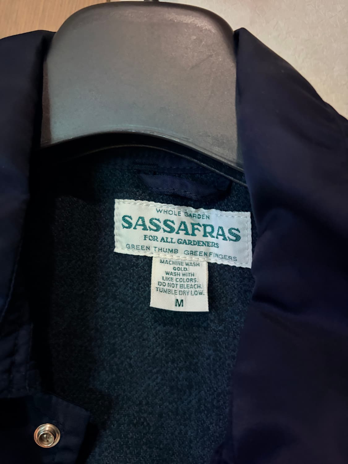 [M] 사사프라스 가드너 브레이커 네이비 새상품급 상품이미지3