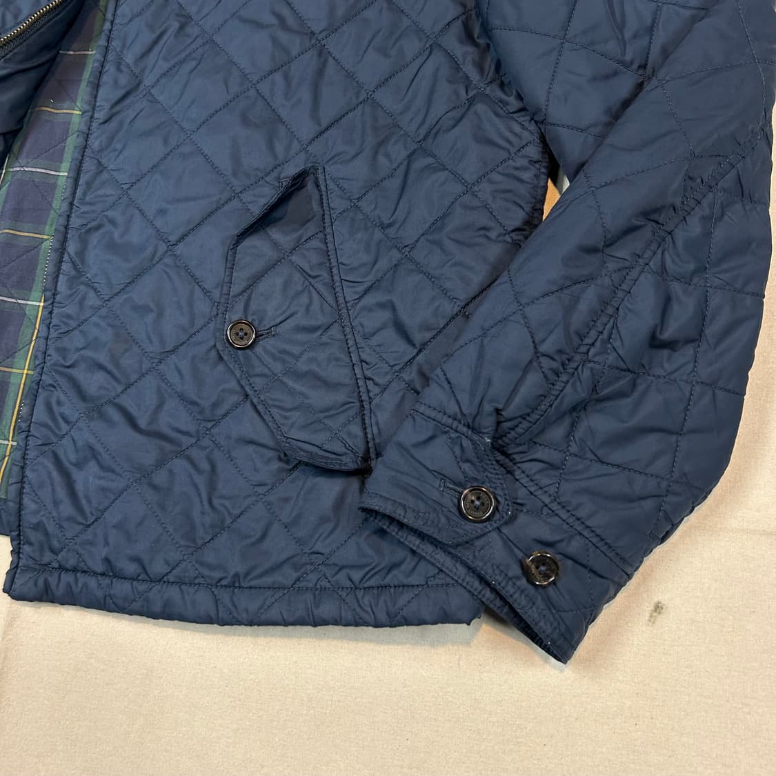 XL) 폴로 랄프로렌 네이비 퀼팅 자켓 상품이미지4