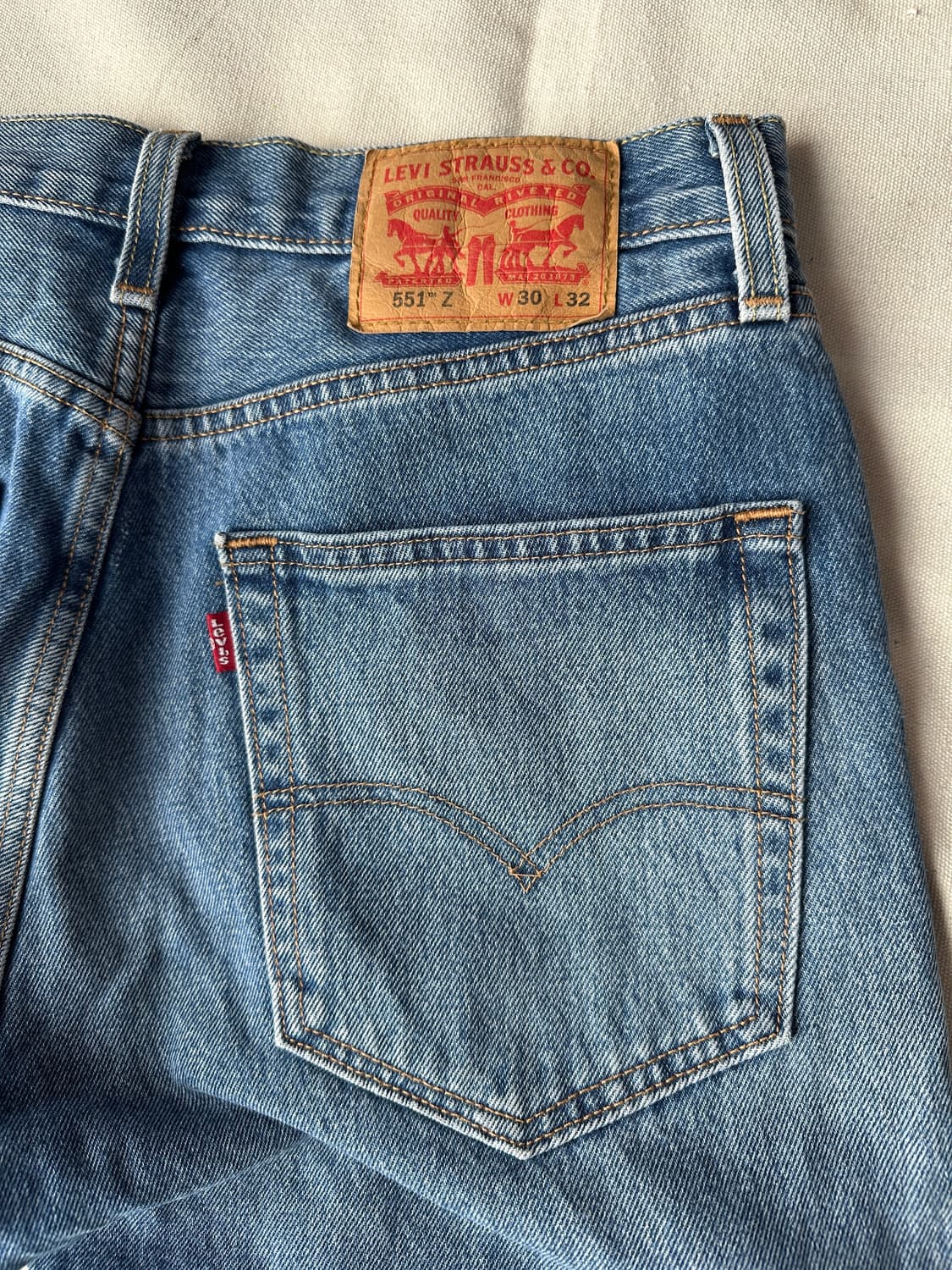 리바이스 551Z 스트레이트 데님팬츠 30 상품이미지7