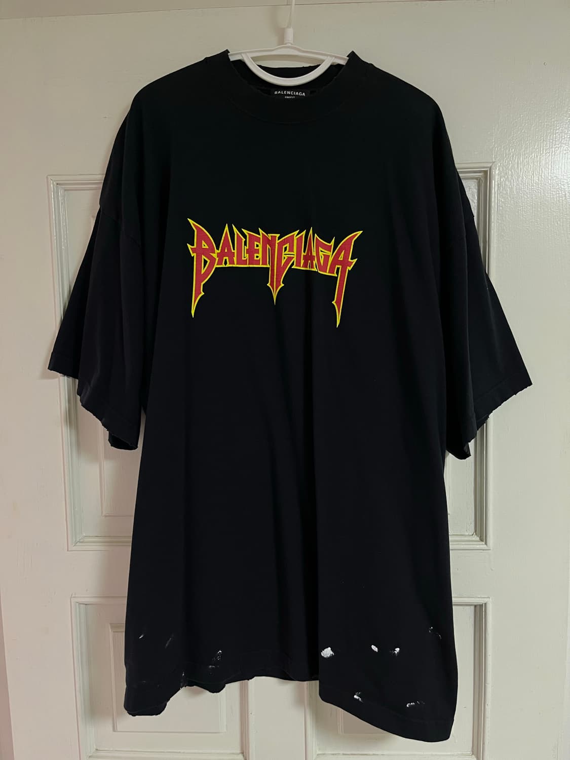 발렌시아가 메탈 로고 티셔츠 상품이미지1