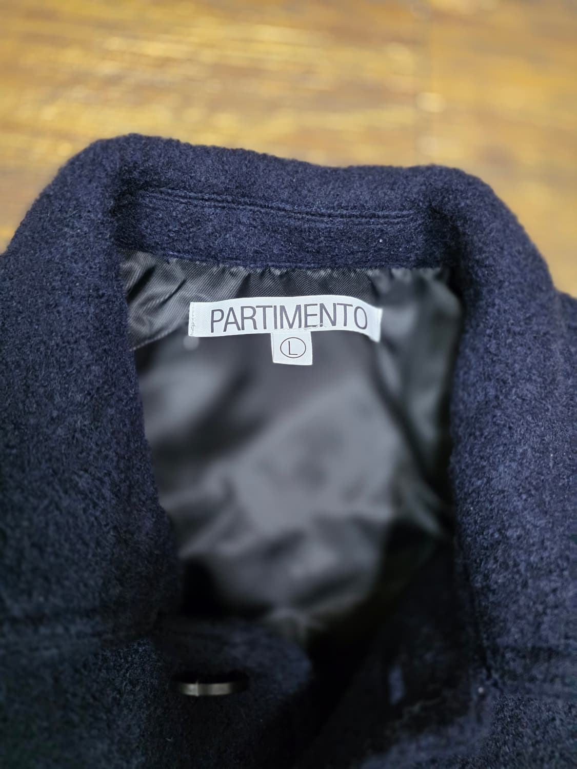 파르티멘토 컬리 울 하프코트 미사용품  상품이미지5