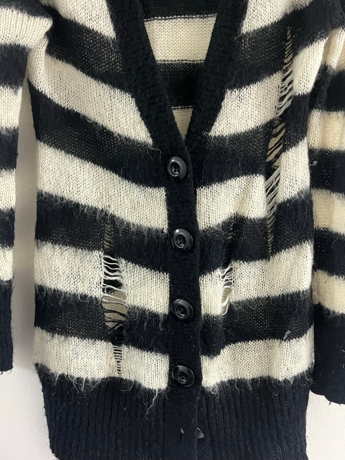 Grunge Stripe Cardigan 상품이미지4