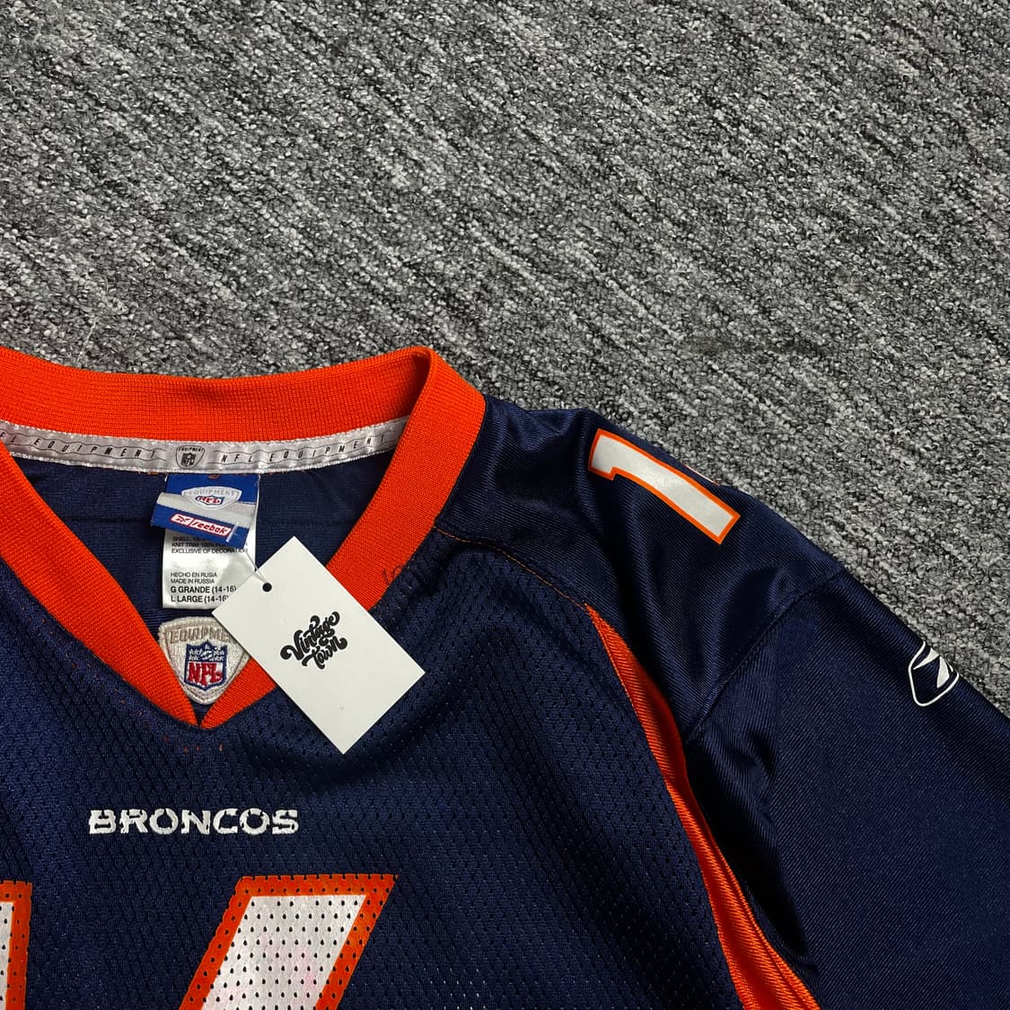 리복 NFL 덴버 브롱코스 럭비 져지 o 2155 상품이미지5