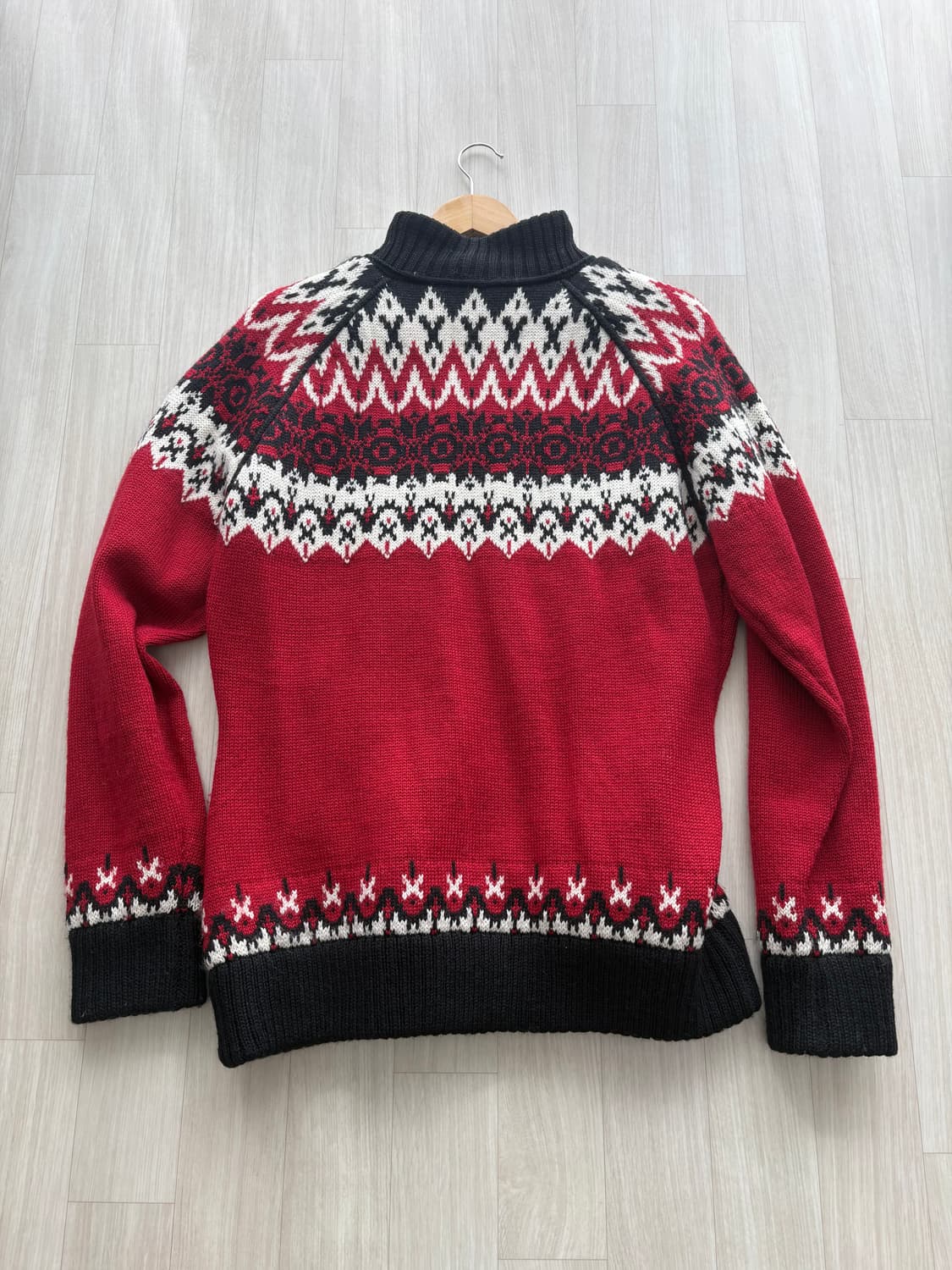 빈티지 노르딕 니트 집업 상품이미지5