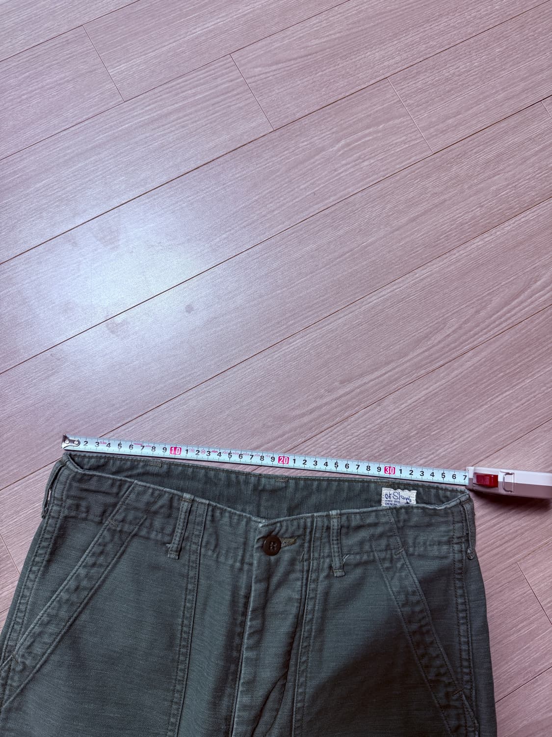 orslow 오어슬로우 퍼티그 레귤러핏 1사이즈 노수선 상품이미지4