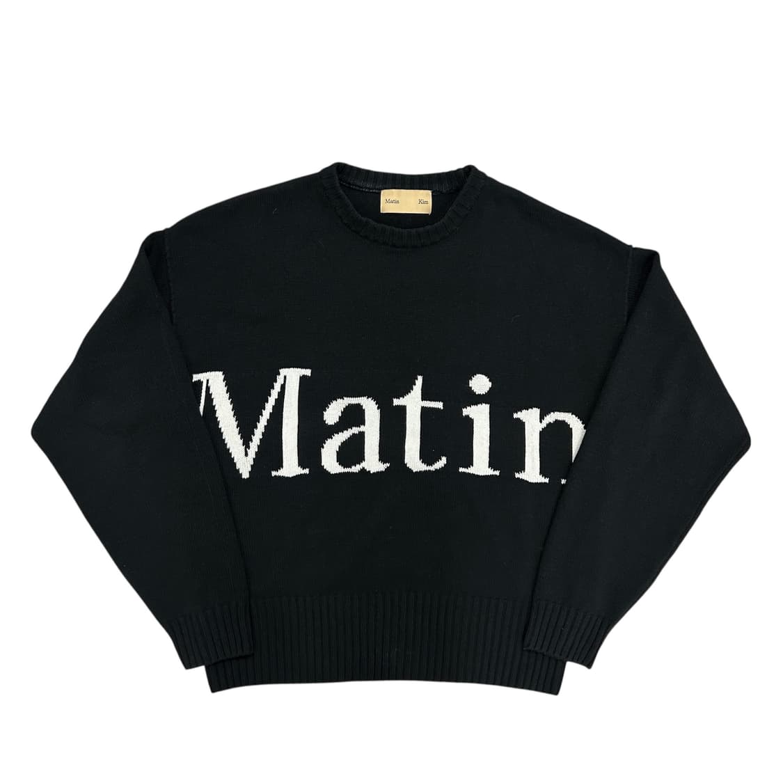 마뗑킴 풀오버 빅로고 니트(F) 상품이미지1