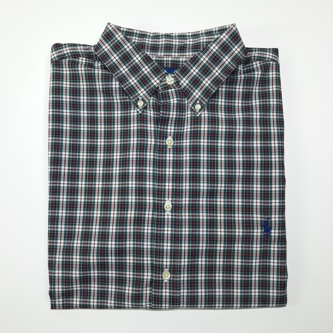 CL675 XLT 폴로 모던 블랙워치 타탄체크 QR 셔츠 남방 상품이미지9