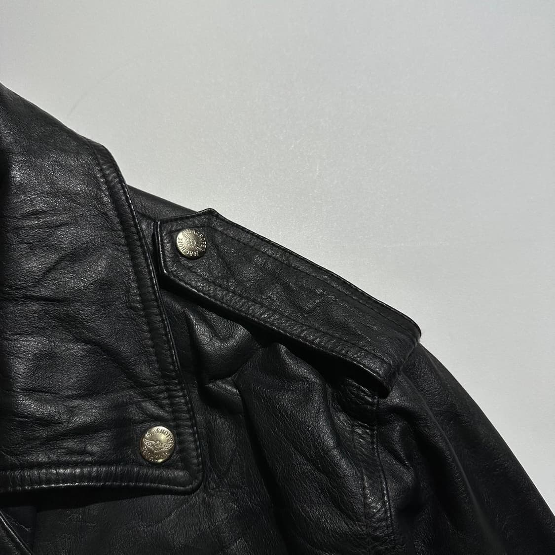 Machope 재팬라인 소가죽 라이더 자켓 상품이미지3