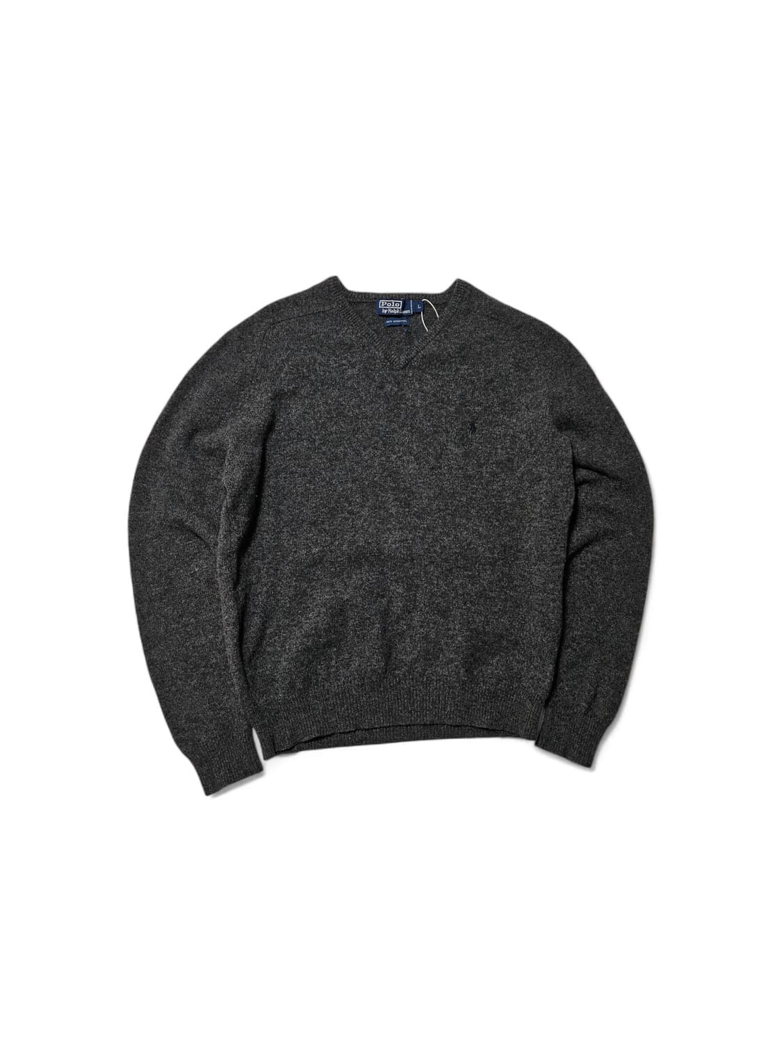 폴로 랄프로렌 브이넥 램스울 니트 L 상품이미지1