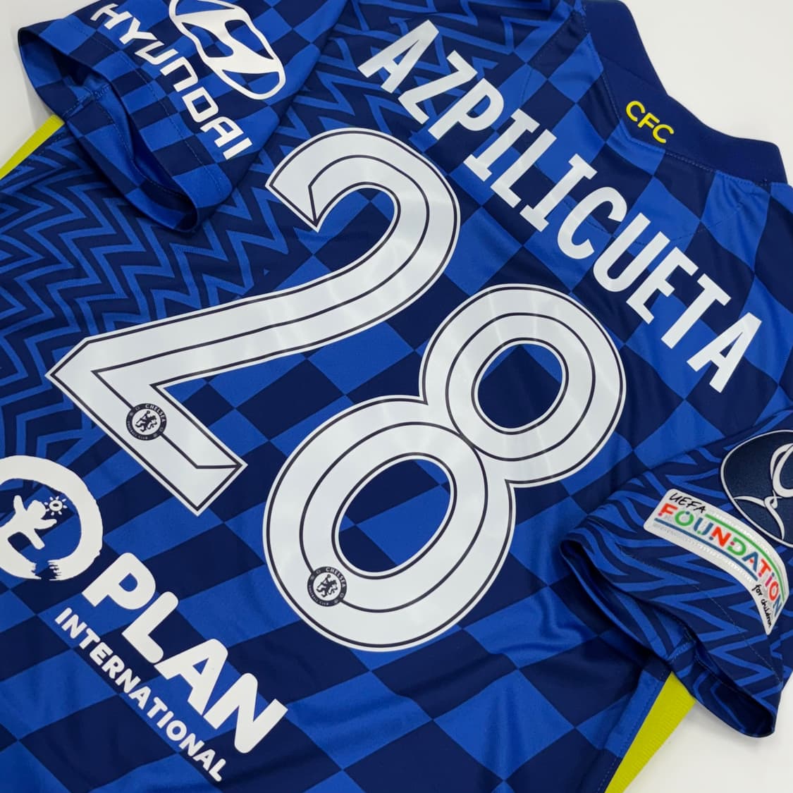 나이키 21 22 첼시 홈 아스필리쿠에타 슈퍼컵 유니폼   상품이미지7