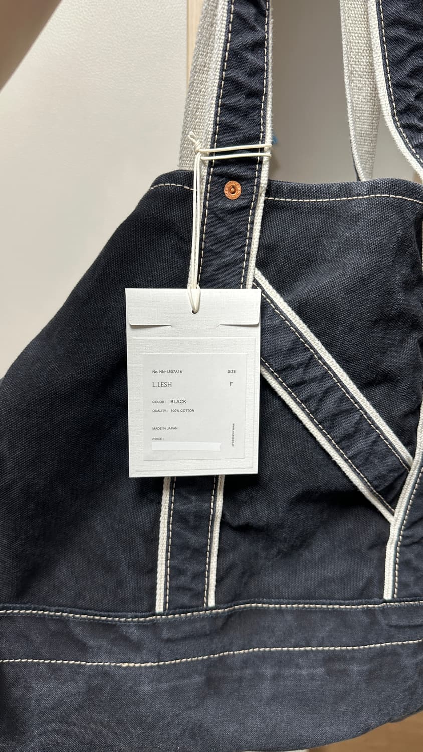 나이스네스 L.LESH 토트백 블랙 상품이미지4