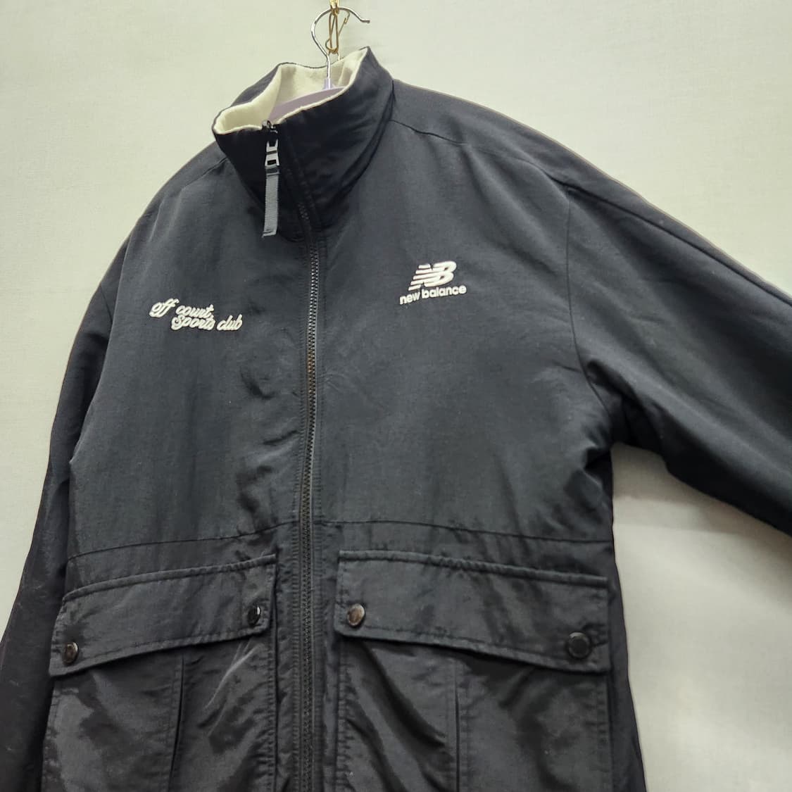 뉴발란스 양털/나일론 양면 후리스 집업 L 상품이미지4