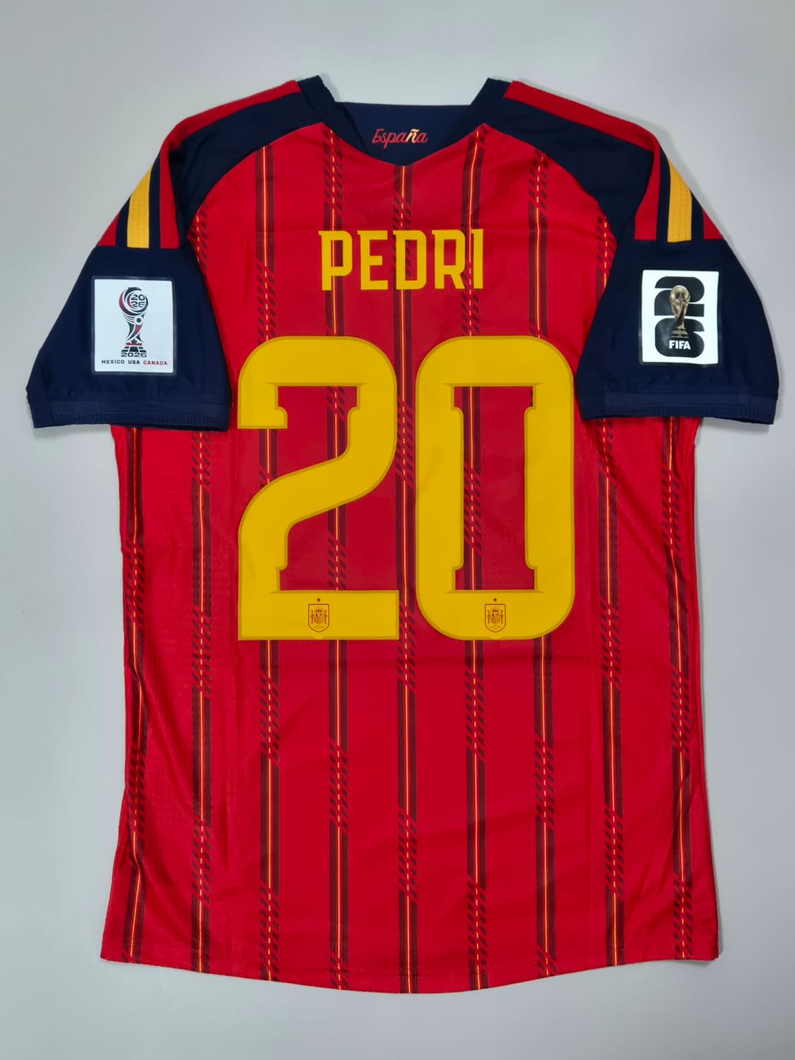 26-28 스페인 국가대표 월드컵 홈킷 페드리 유니폼 L 상품이미지1