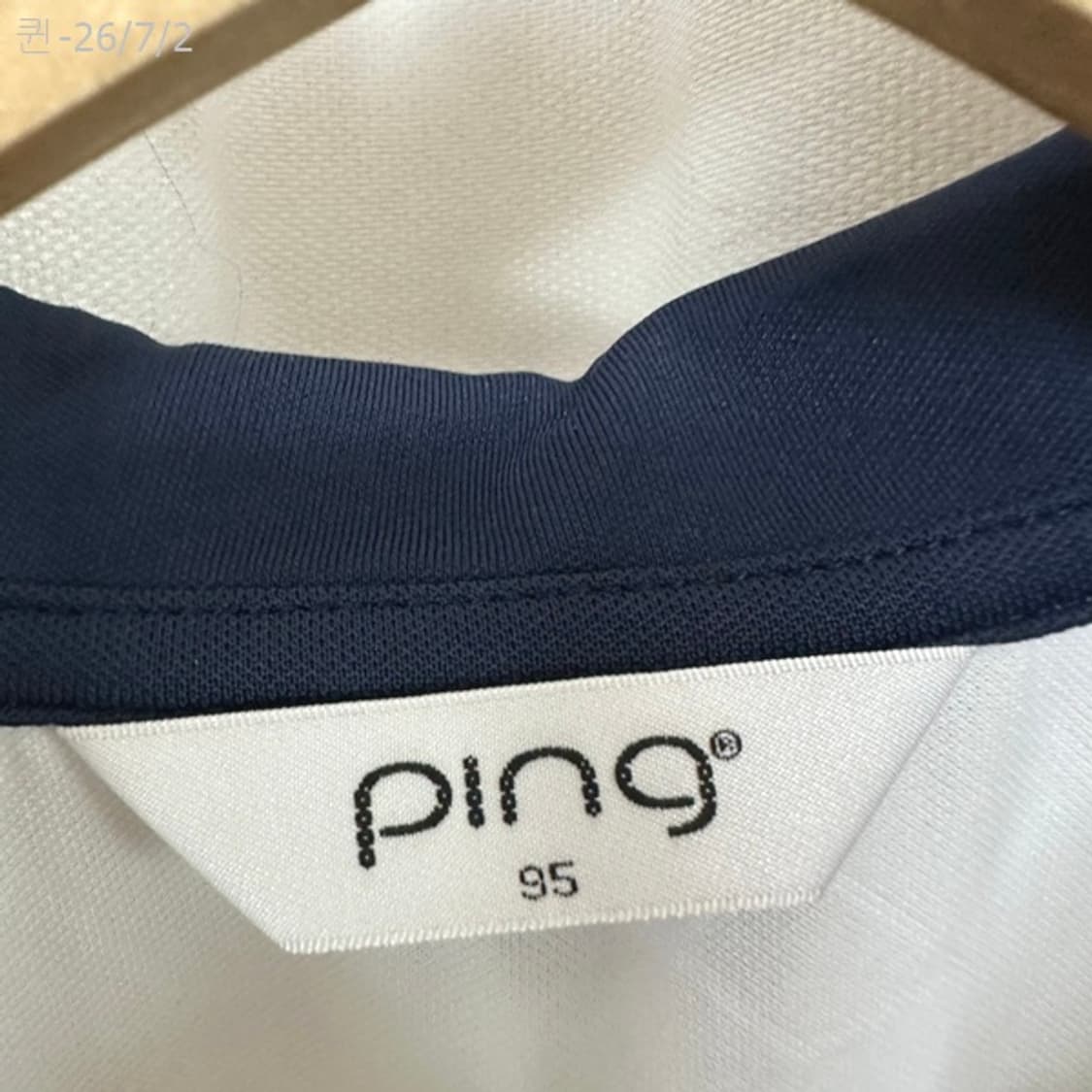 핑 여자 골프 스판 시스루팔 티셔츠 95 /퀸 상품이미지6