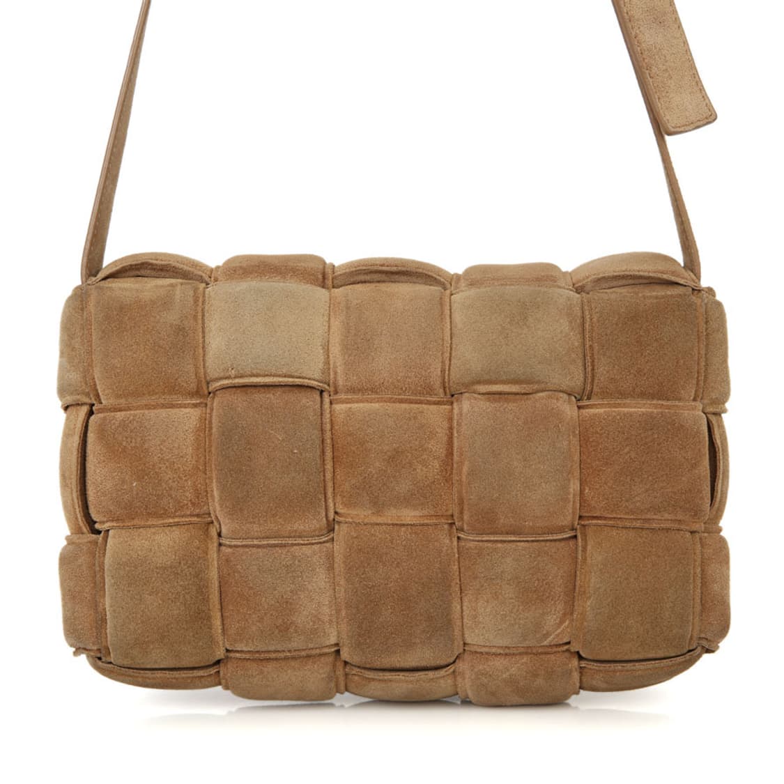 보테가베네타 패디드 패딩 카세트백 스웨이드 크로스 591970 상품이미지4