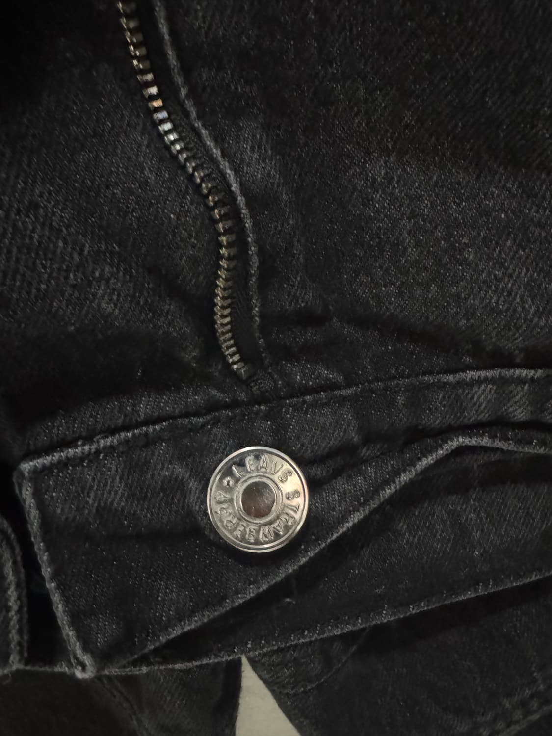 projectgr 플라이트 데님 팬츠 블랙 상품이미지6