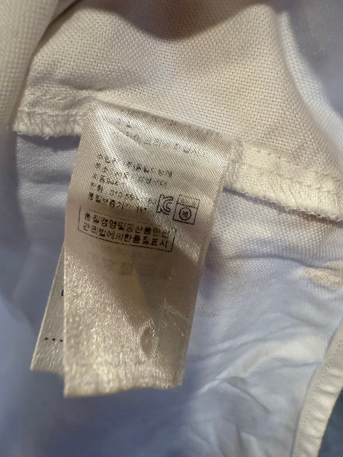 라코스테 화이트 pk 셔츠 상품이미지3