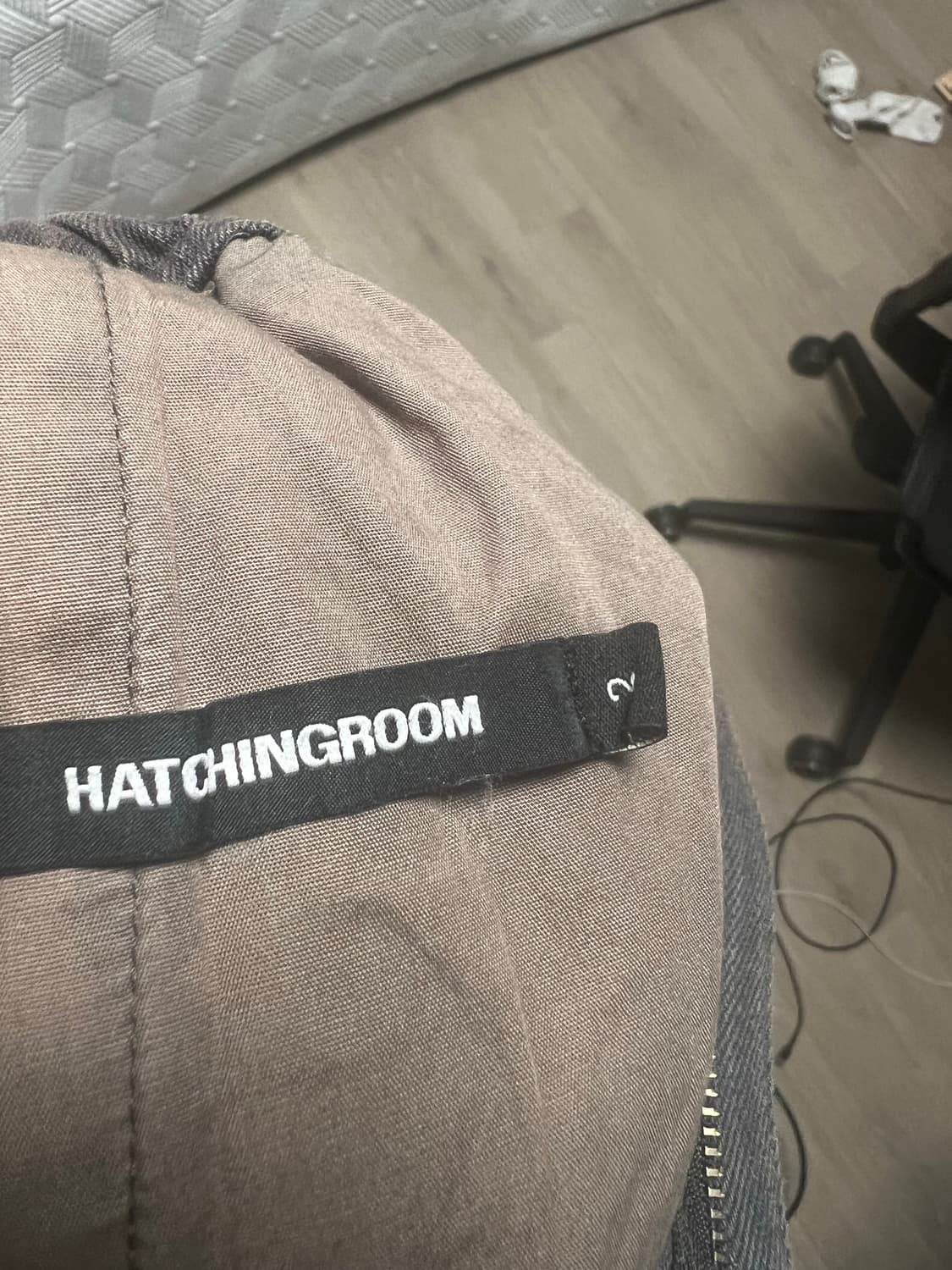 해칭룸 밀팬츠 워시드차콜 2사이즈 상품이미지4