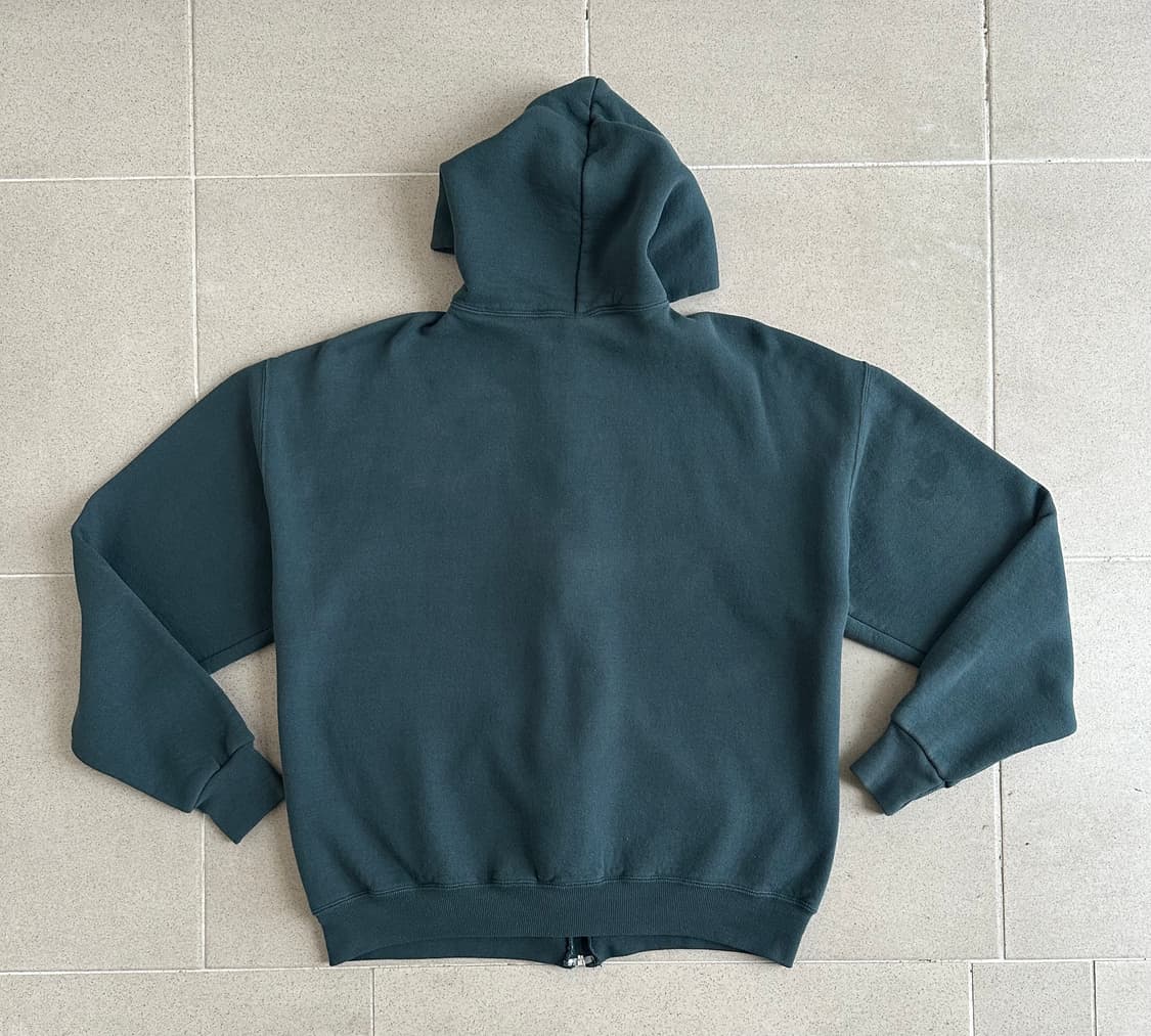 90s 빈티지 러셀 후드집업 그린 L 상품이미지2