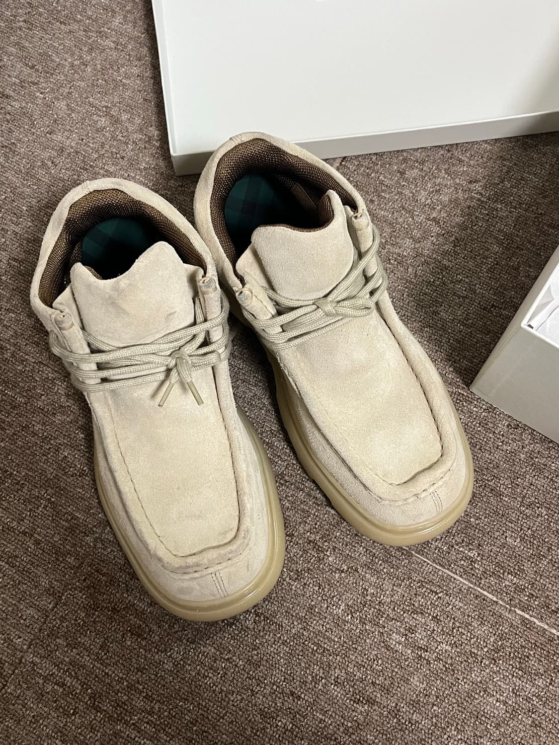 (41) BURBERRY 버버리 스웨이드 크리퍼 미드 슈즈 상품이미지5