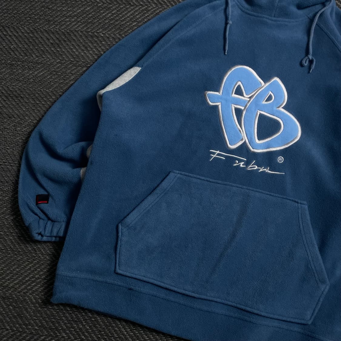 00s FUBU 올드스쿨 빅로고 플리스 후드 티셔츠 y 4688 상품이미지3