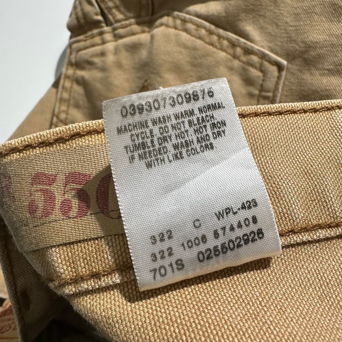 리바이스 00‘s 550 덕 캔버스 카펜터 워크 팬츠 상품이미지9