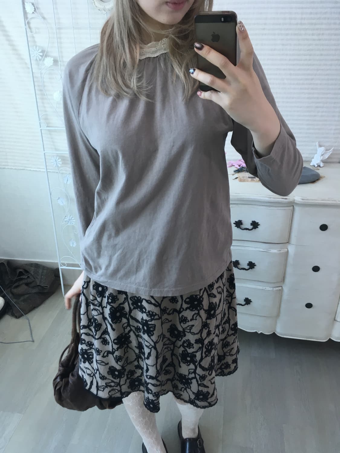 사만사모스투 코코아 모리 레이스 티셔츠 상품이미지2