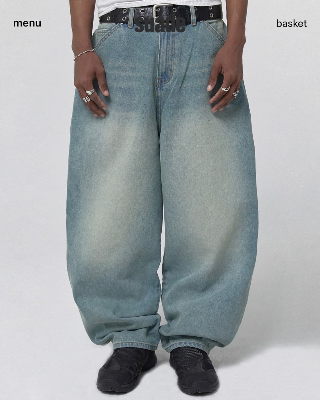 스웨이드 데님팬츠 상품이미지2