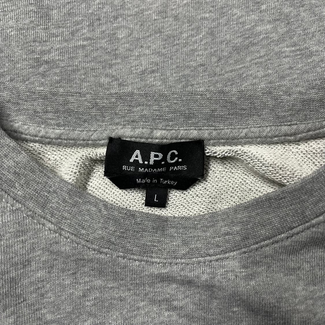 A.P.C. 아페쎄 V.P.C. 맨투맨 티셔츠-L 상품이미지5
