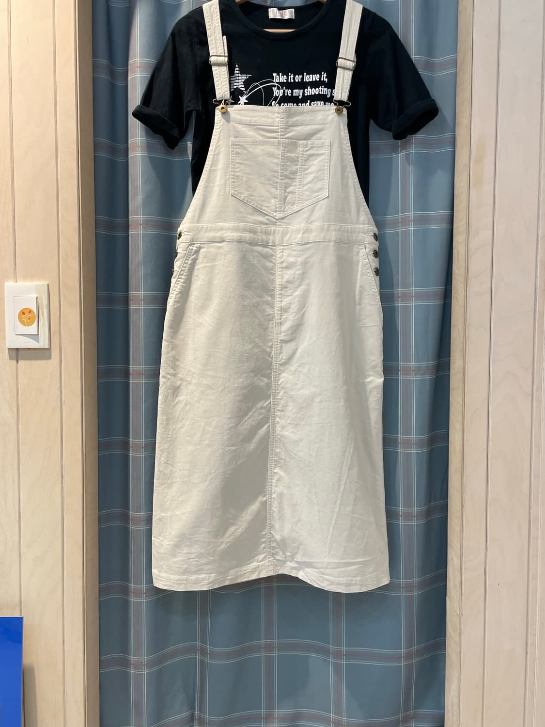 빔즈 heart 멜빵오버롤원피스 상품이미지2