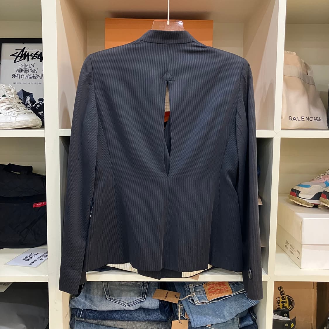 엠포리오 아르마니 핀스트라이프 블레이저 40 상품이미지3