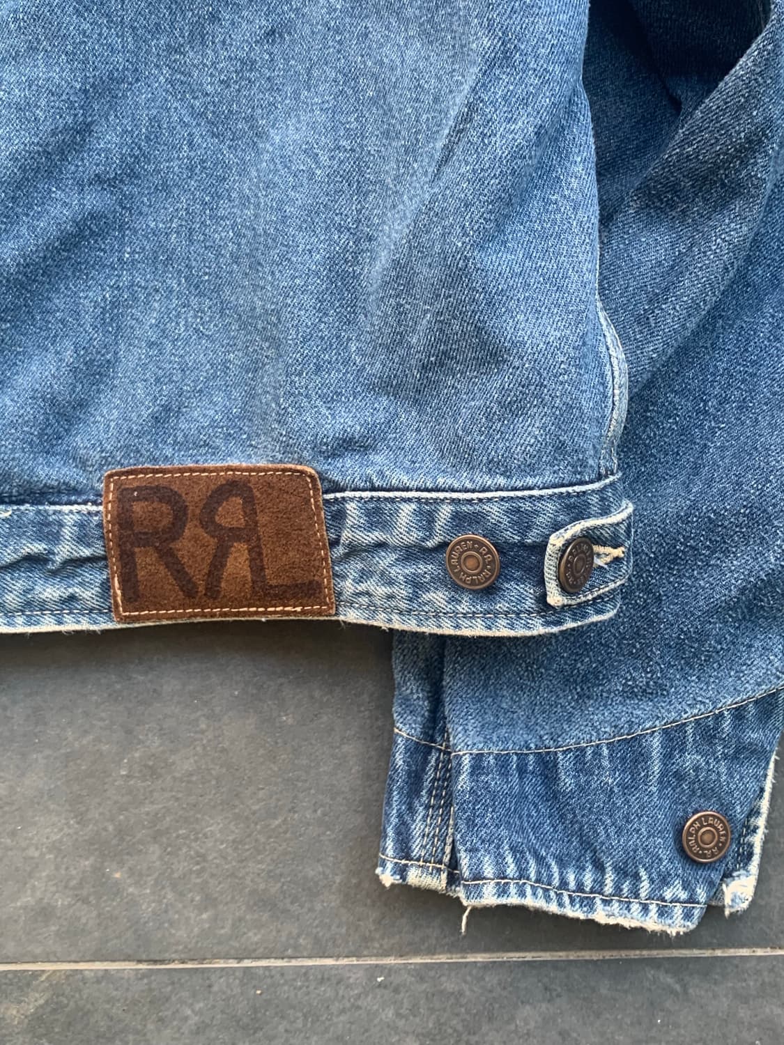 더블 알엘(RRL) 덩가리 데님 트러커 자켓 상품이미지9