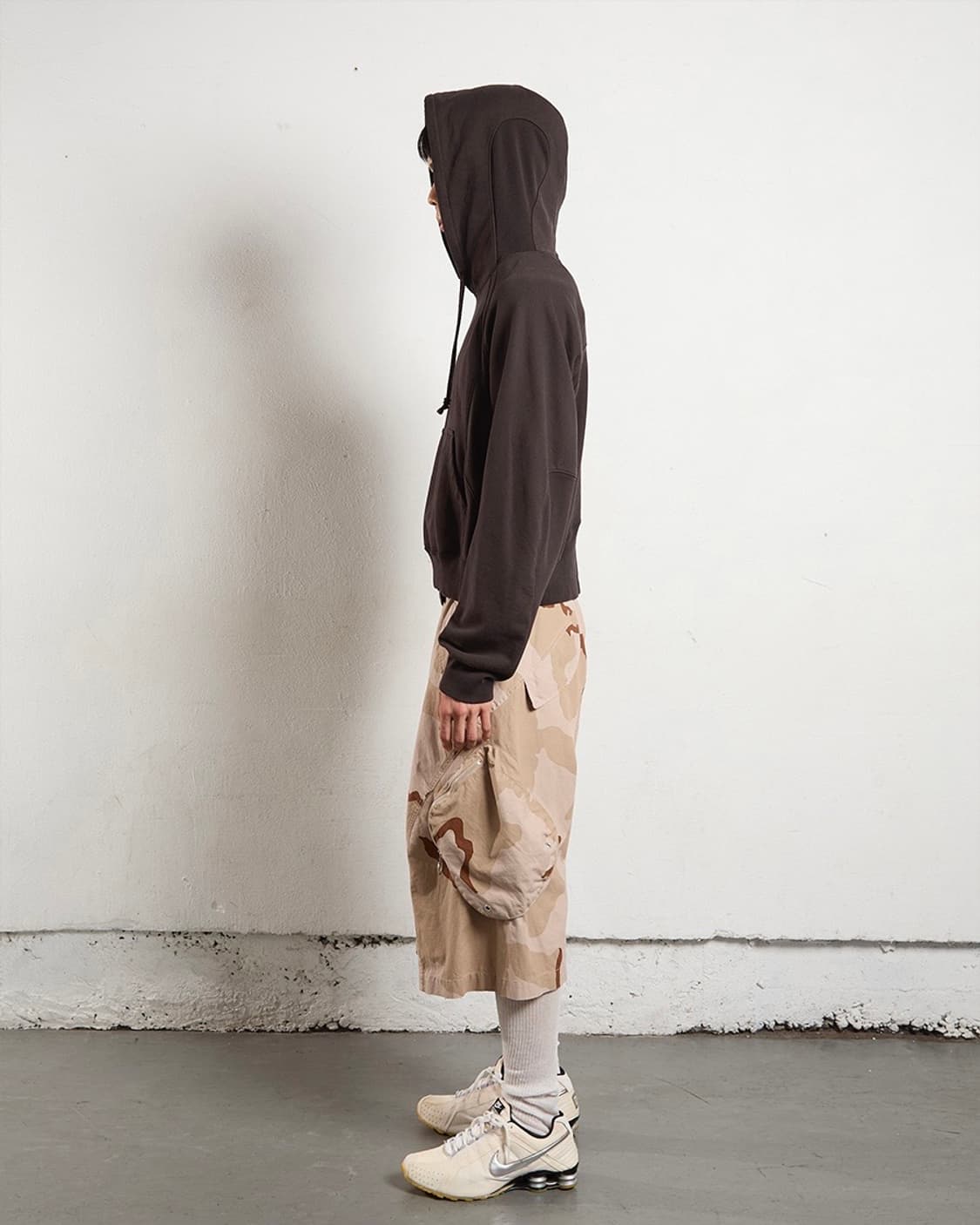 (새상품) 네버포겟 3D 트위스트 카고 쇼츠 데저트 상품이미지3